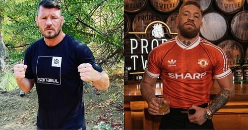 Michael Bisping (left) and Conor McGregor (right) [Image Credit: @mikebisping & @thenotoriousmma via Instagram]