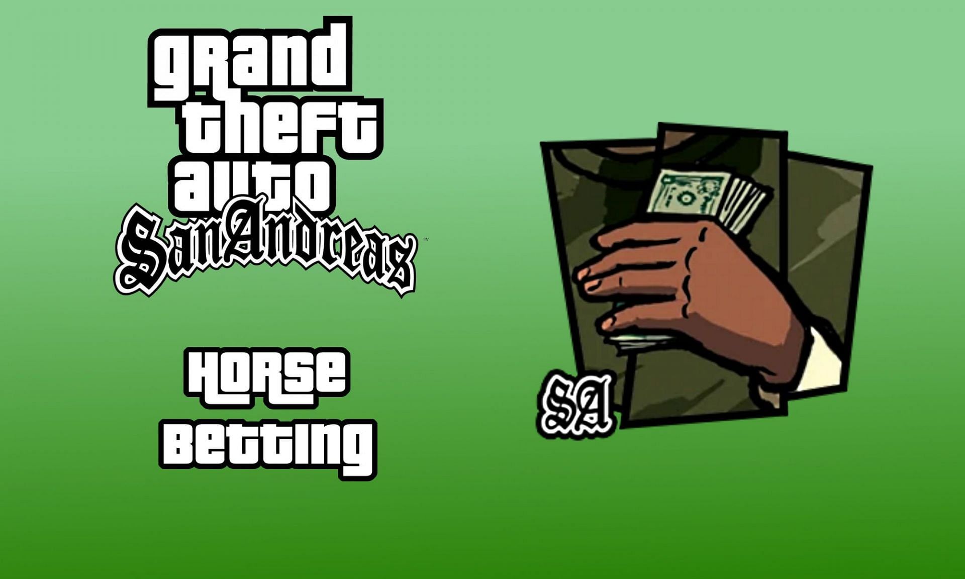 GTA San Andreas players can make great money on horse betting (Image via Sportskeeda)