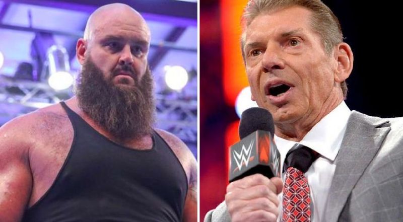 Braun Strowman and WWE Chairman Vince McMahon