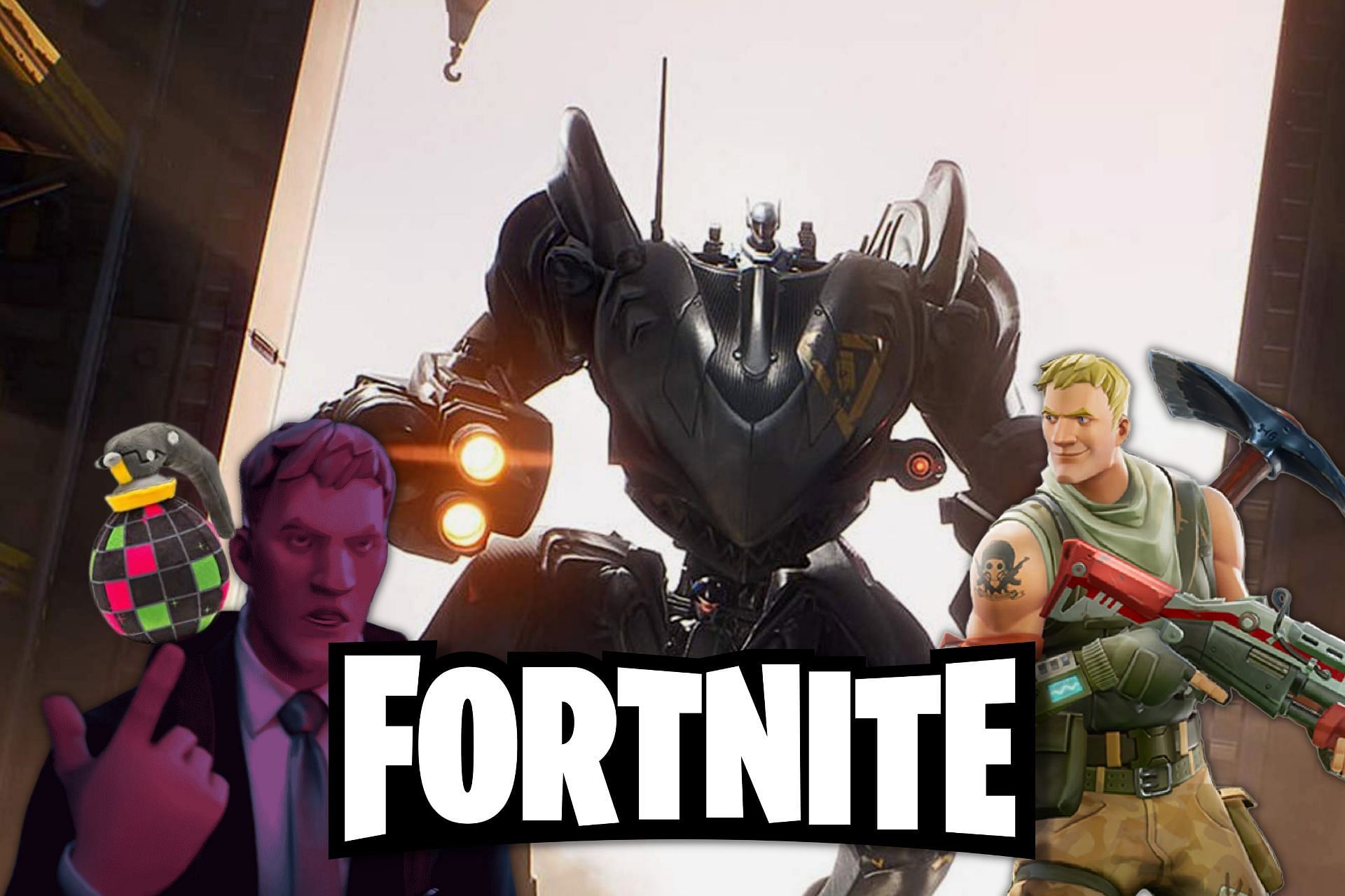 The Mechs are returning to Fortnite, and gamers have to choose between the Combat Shotgun and Boogie Bombs (Image via Sportskeeda)