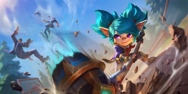 Poppy (Lv2) Battle Academia Skin (Images via Riot Games)