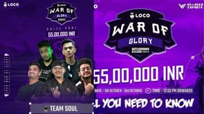 BGMI War of Glory: Invited teams, format, prize pool distribution, and more