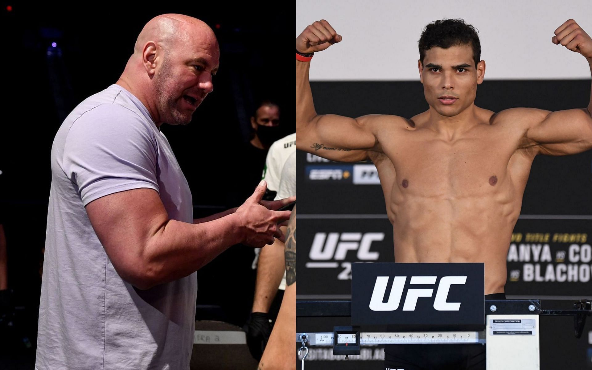 Dana White has confirmed that he wants to see Paulo Costa stay at light heavyweight for the foreseeable future