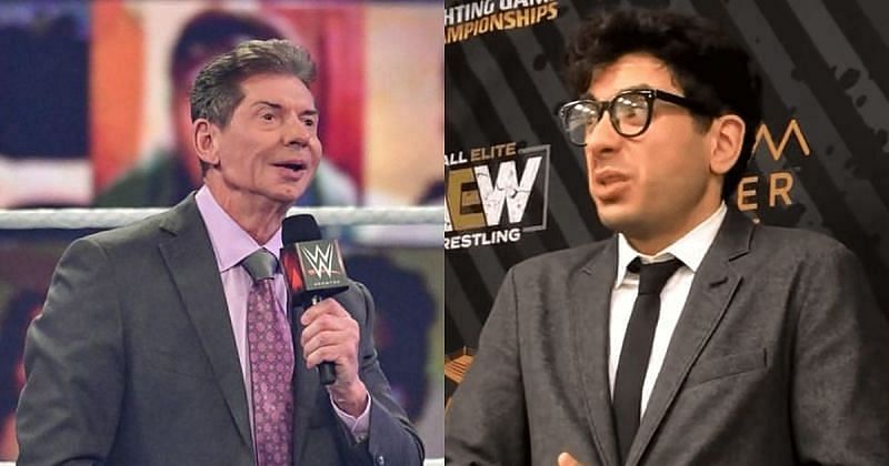 What can Tony Khan and AEW learn from WWE? (Pic Source: AEW/WWE)
