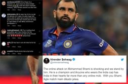 "THIS CRAP NEEDS TO STOP" - Twitterati extends its support to Mohammed Shami after he's attacked online for India's loss against Pakistan