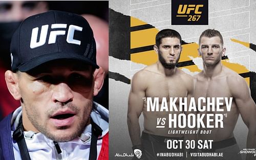 Michael Chandler (left), Islam Makhachev vs. Dan Hooker (right) [Right Image Courtesy: @ufc on Instagram]