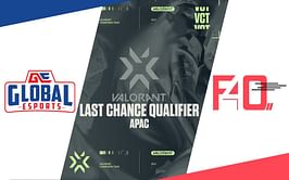 Global Esports vs F4Q Valorant APAC Last Chance Qualifier: Prediction, head-to-head, livestream details, and more