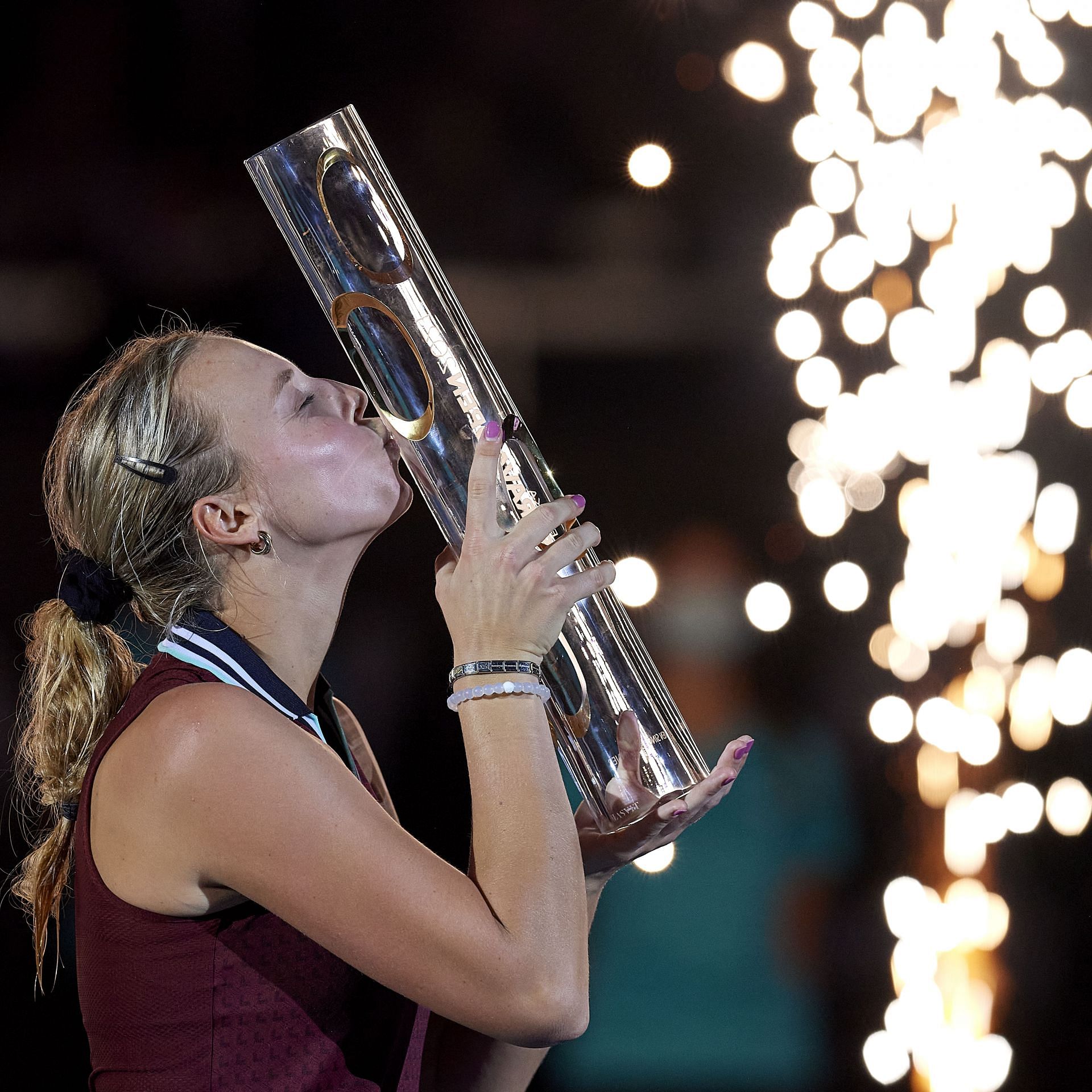 Anett Kontaveit has lifted four titles this season.