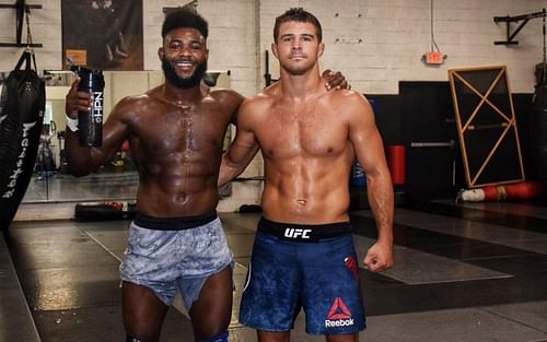 Aljamain Sterling (left) & Al Iaquinta (right) [Image Credits- @aliaquinta on Instagram]