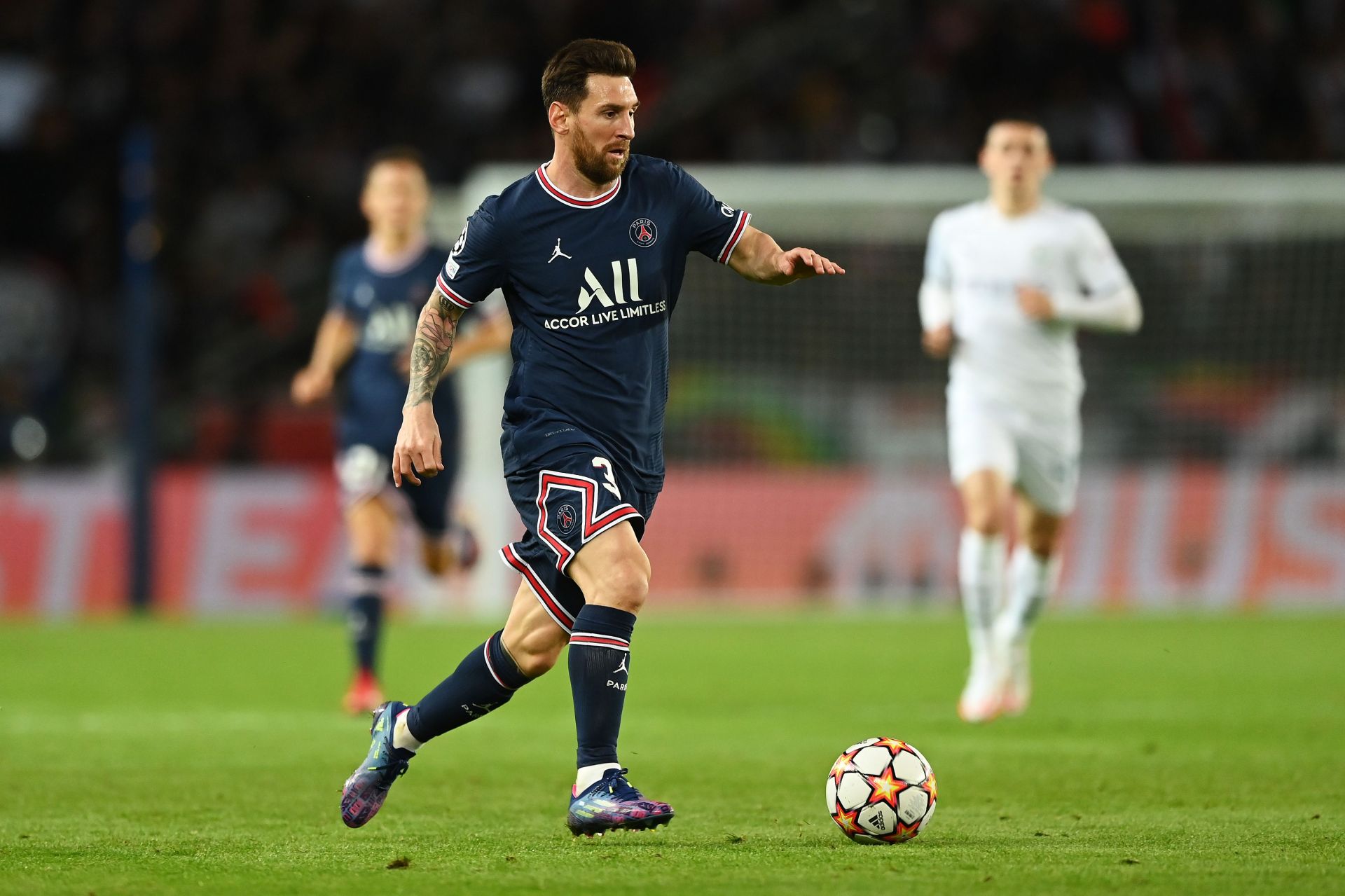 PSG forward Lionel Messi. (Photo by Shaun Botterill/Getty Images)