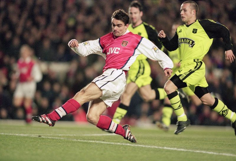 Marc Overmars scored a few Premier League goals for Arsenal.