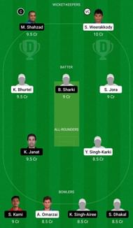 Dream11 Team for Lalitpur Patriots vs Chitwan Tigers - Everest Premier League T20 2021.