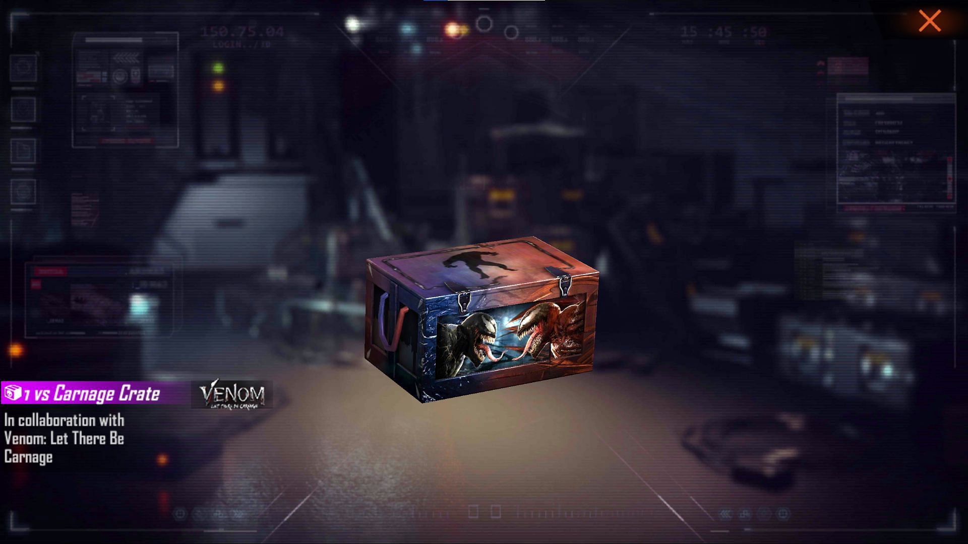 Players only have a single day to get the Venom Carnage crate (Image via Free Fire)