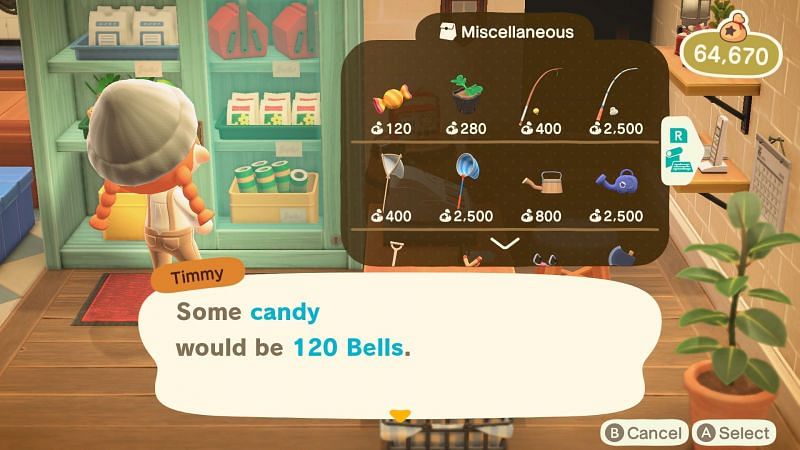 Candies are extremely important to craft Halloween items (Image via Nintendo)