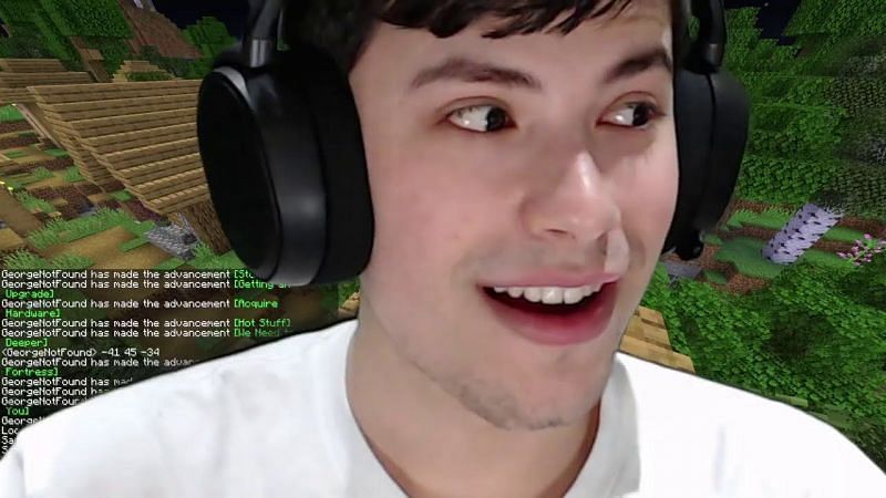 Minecraft streamer GeorgeNotFound (Image via GeorgeNotFound)