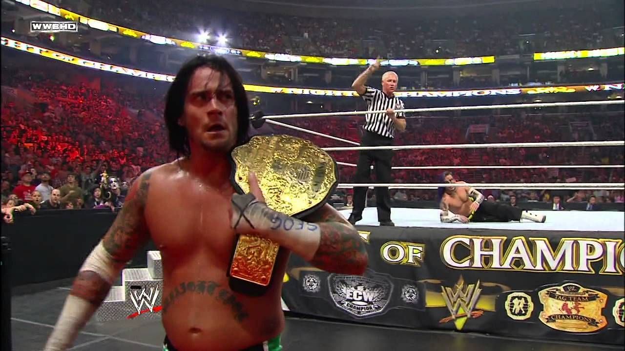 CM Punk as WWE World Heavyweight Champion