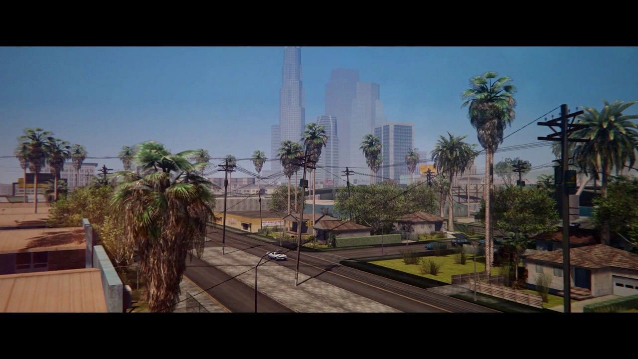 San Andreas Skyline (Image via YUK1/YouTube)