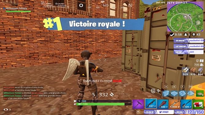 Who holds the world record for most kills in a single game of Fortnite?