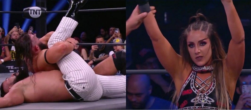 Andrade &amp; PAC (Left) and Dr. Britt Baker (right)