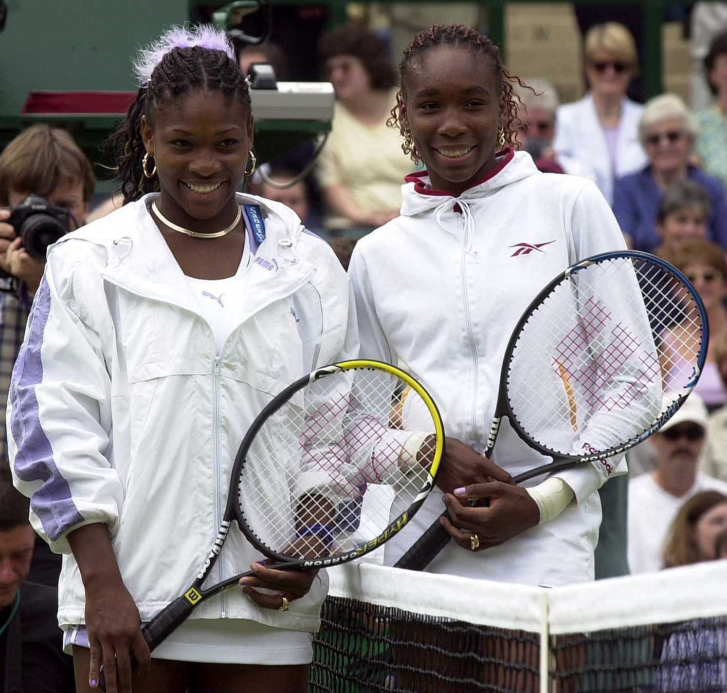 Serena and Venus Williams at Wimbledon 2000