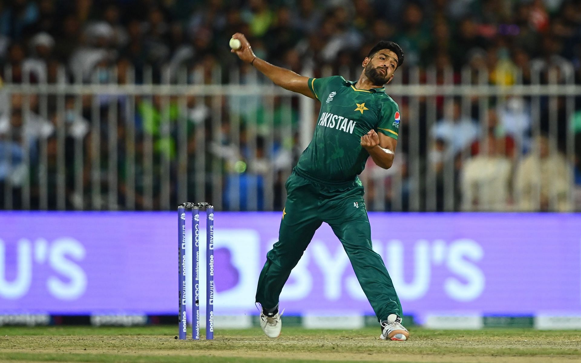 Haris Rauf ripped through New Zealand for Pakistan at the T20 World Cup