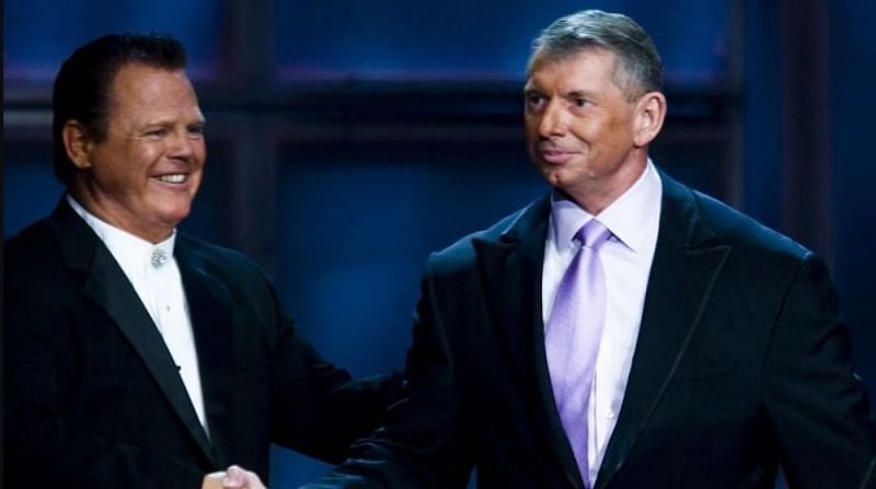 WWE Hall of Famer Jerry Lawler and Vince McMahon