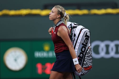 Anett Kontaveit at the BNP Paribas Open - Day 11