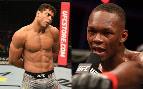 Paulo Costa (left); Israel Adesanya (right)