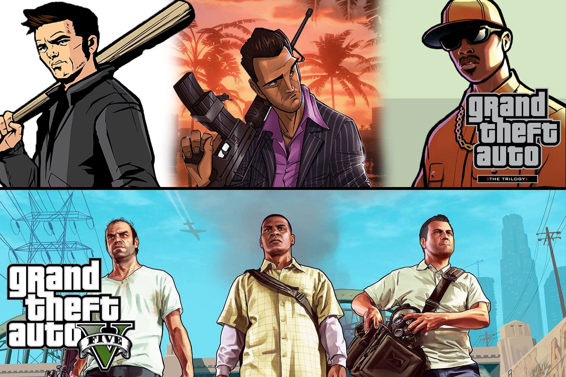 Can the Remastered Trilogy break GTA 5&#039;s record? (Image via Sportskeeda)