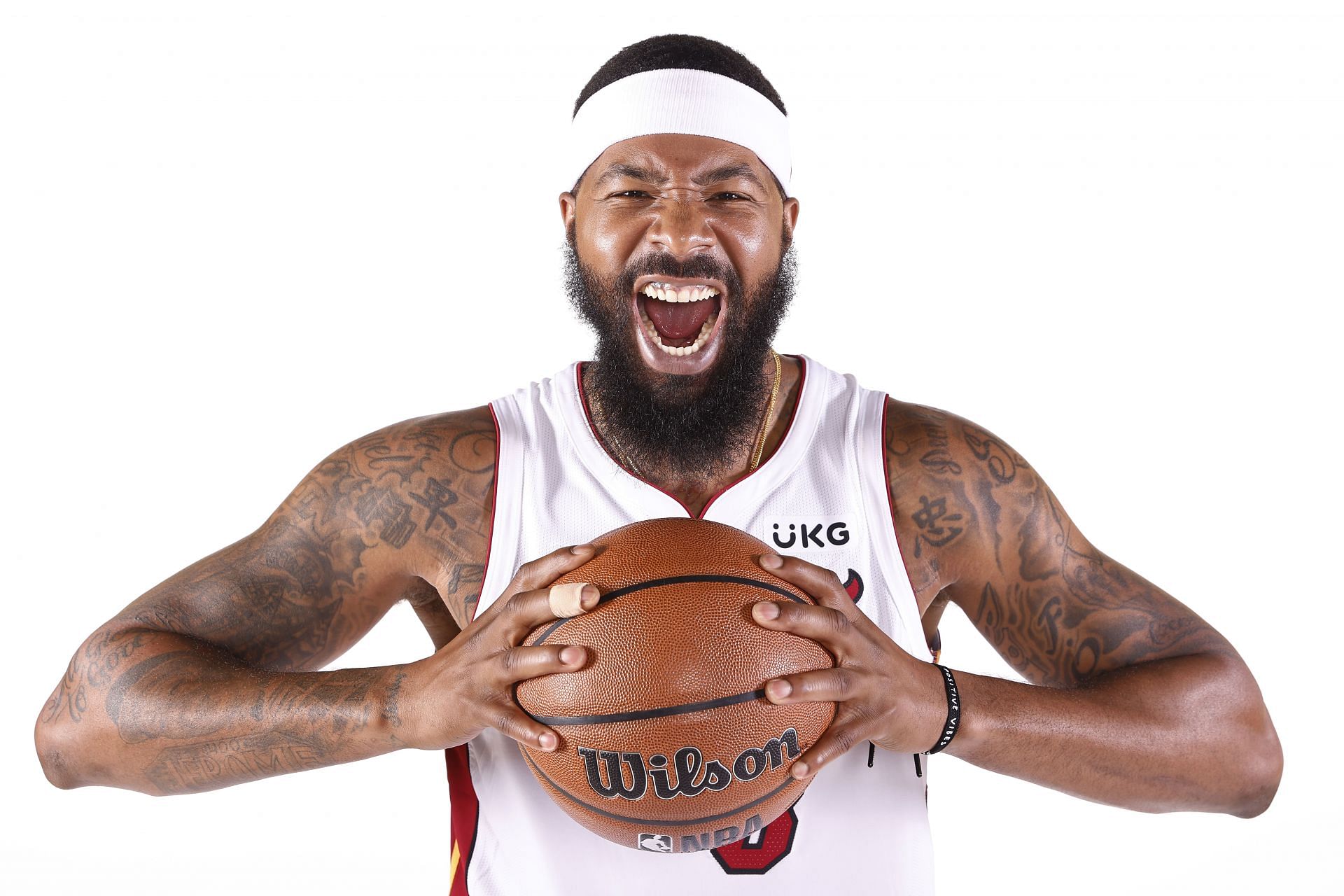 Markieff Morriss seems to be enjoying playing for the Miami Heat
