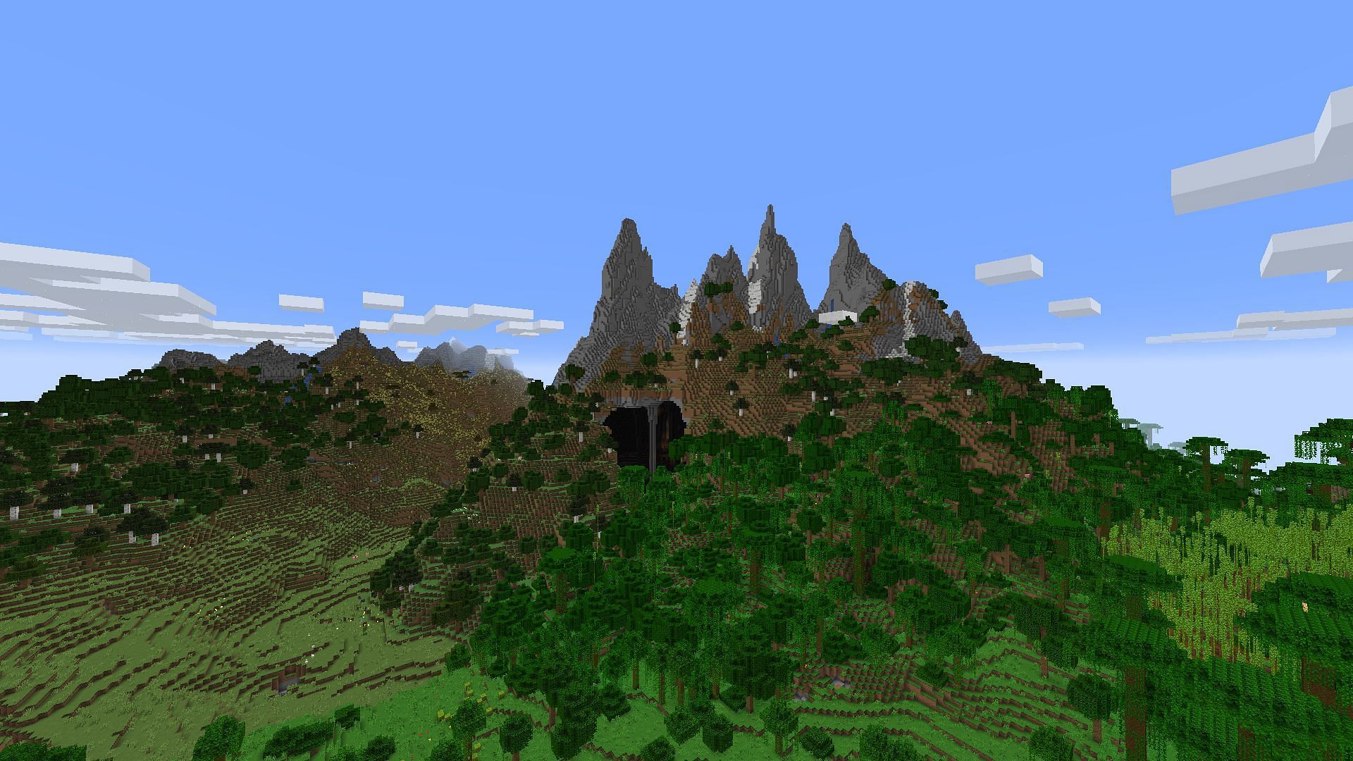New Minecraft Bedrock update adds stony peaks (Image via Mojang)