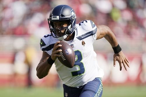 Seattle Seahawks QB Russell Wilson v San Francisco 49ers