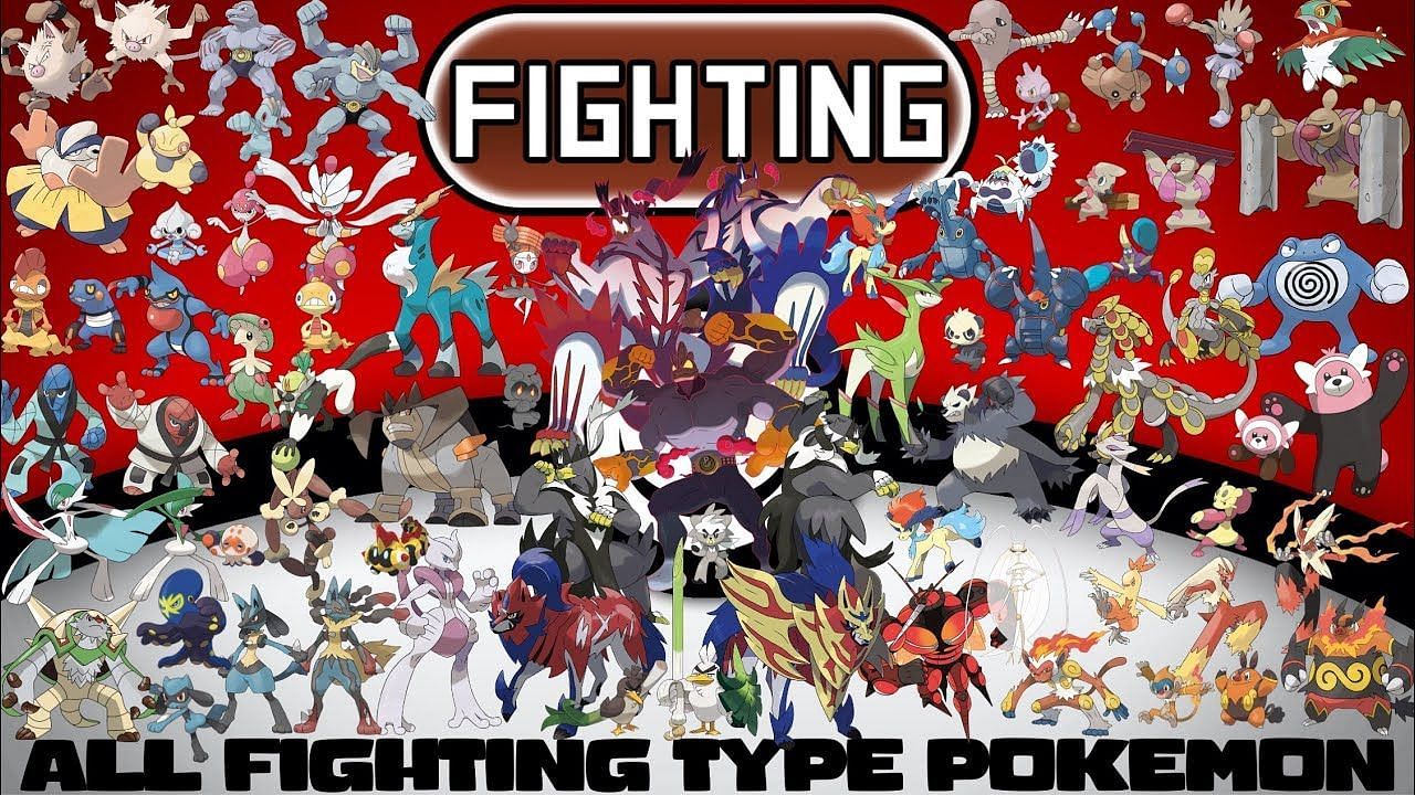 All Fighting-type Pokemon. (Image via Tom Salazar/YouTube)
