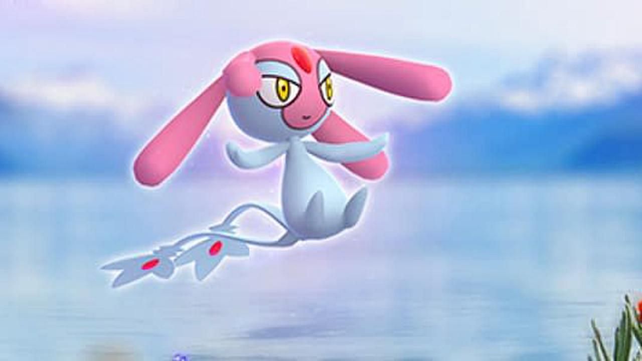 Mesprit in a promotional image for Pokemon GO (Image via Niantic)