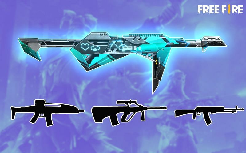 New gun skins are regularly added to Free Fire by the developers (Image via Sportskeeda)