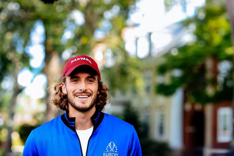 Stefanos Tsitsipas ahead of the Laver Cup 2021