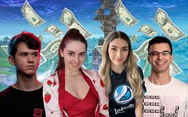 Top 30 highest paid Fortnite streamers according to Twitch data leaks