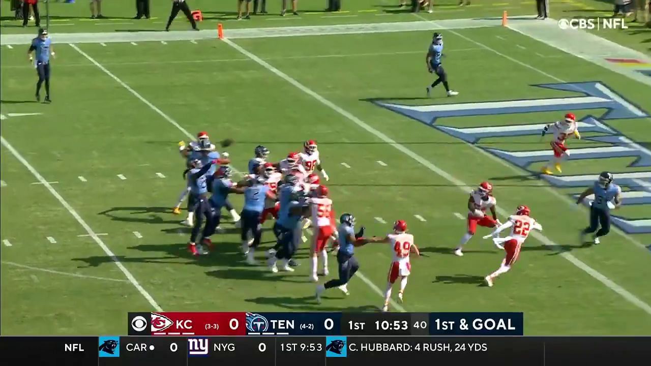 Derrick Henry throws TD vs. Chiefs | Pic Credit: NFL