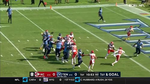 Derrick Henry throws TD vs. Chiefs | Pic Credit: NFL