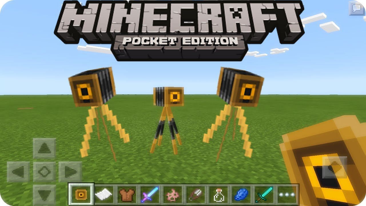 Bedrock players can get the camera through enabling Education features. (Image via Mojang)