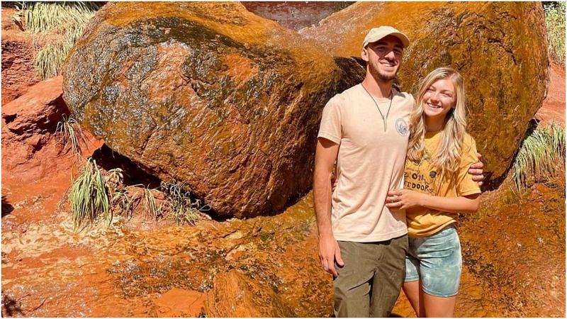 Brian Laundrie and Gabby Petito at Emerald Poll Hike Zion National Park (Image via bizarre_design_/Instagram)