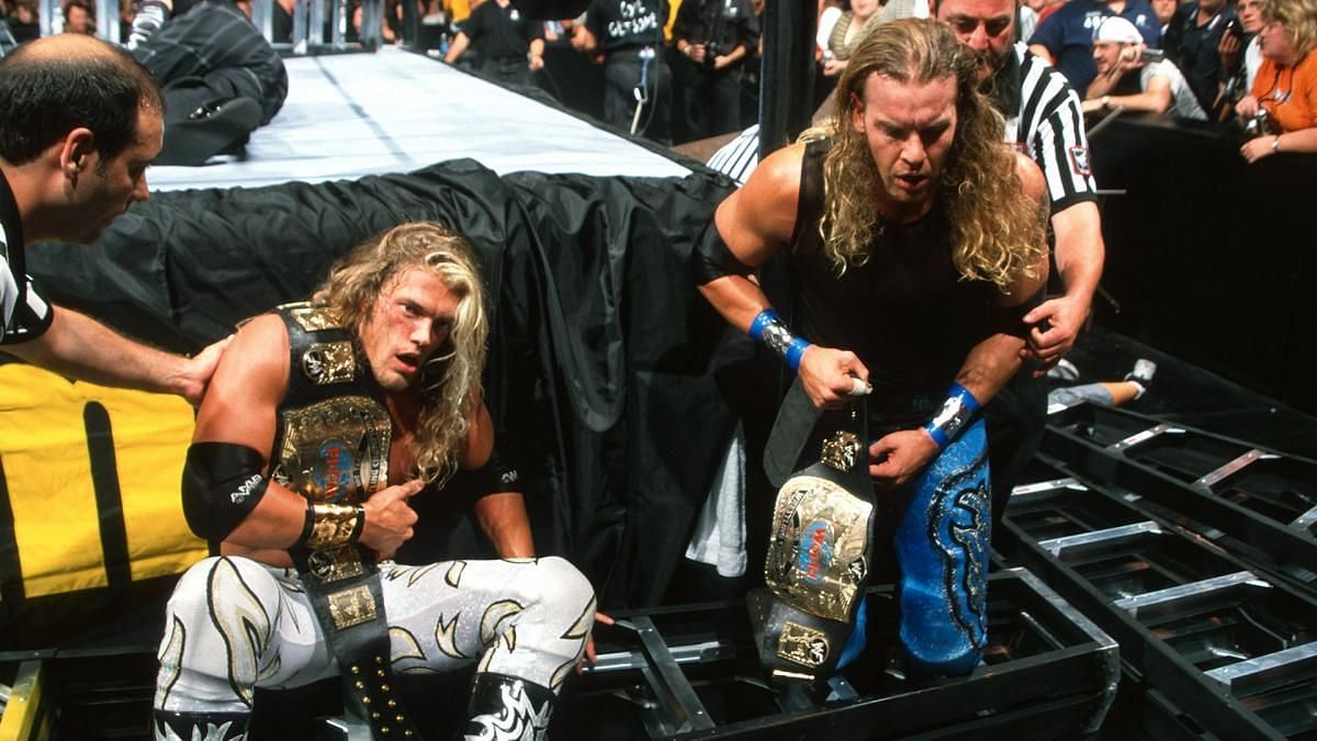 WWE Superstars Edge and Christian were involved in some of the most gruesome TLC matches