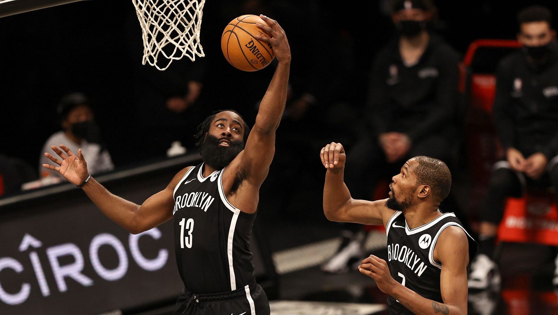 Despite the triple-doubles, James Harden of the Brooklyn Nets is still underrated as a rebounder [Photo: Heavy.com]