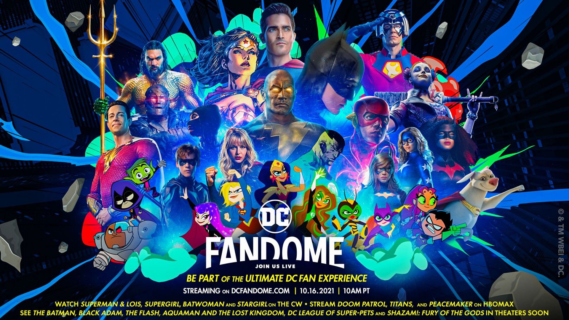 DC FanDome Event Poster (Image via DC Comics)