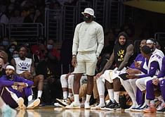 “I didn’t like the ending though” - LeBron James spotted discussing Squid Game with Anthony Davis