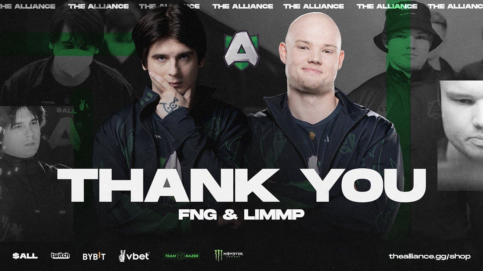 Two pillars leave the Dota 2 roster of Alliance (Image via Alliance Twitter)