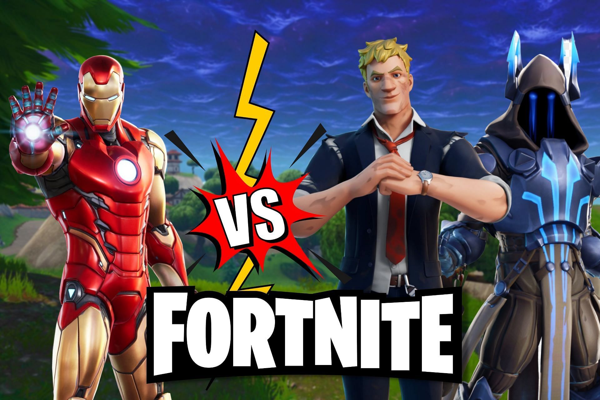 Fortnite characters who could defeat Iron Man (Image via Sportskeeda)