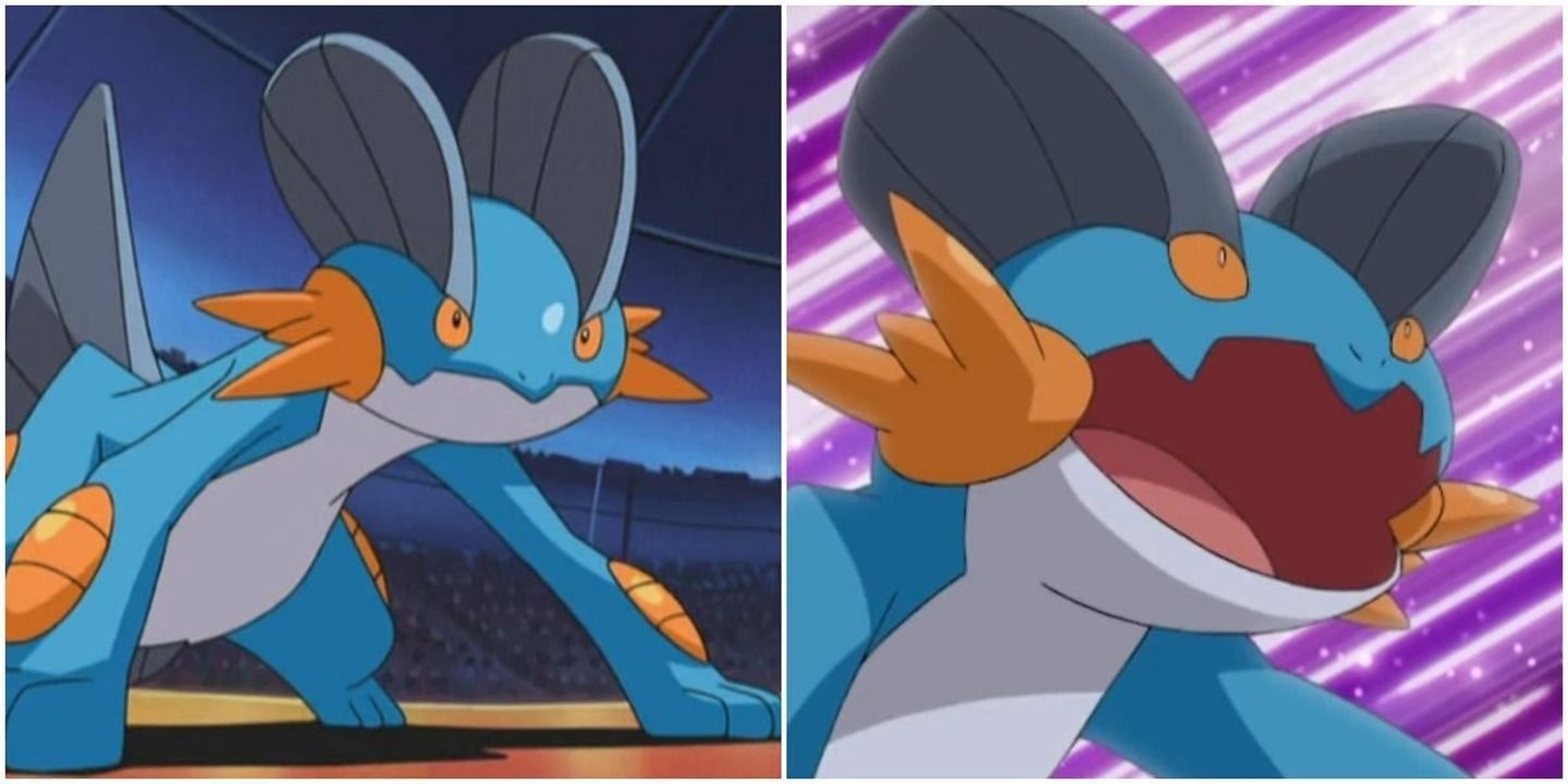 Swampert is a great fighter, but its Grass-type weakness is its Achilles Heel (Image via The Pokemon Company)