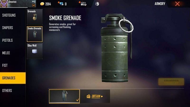 Grenades in Free Fire (Image via Garena)