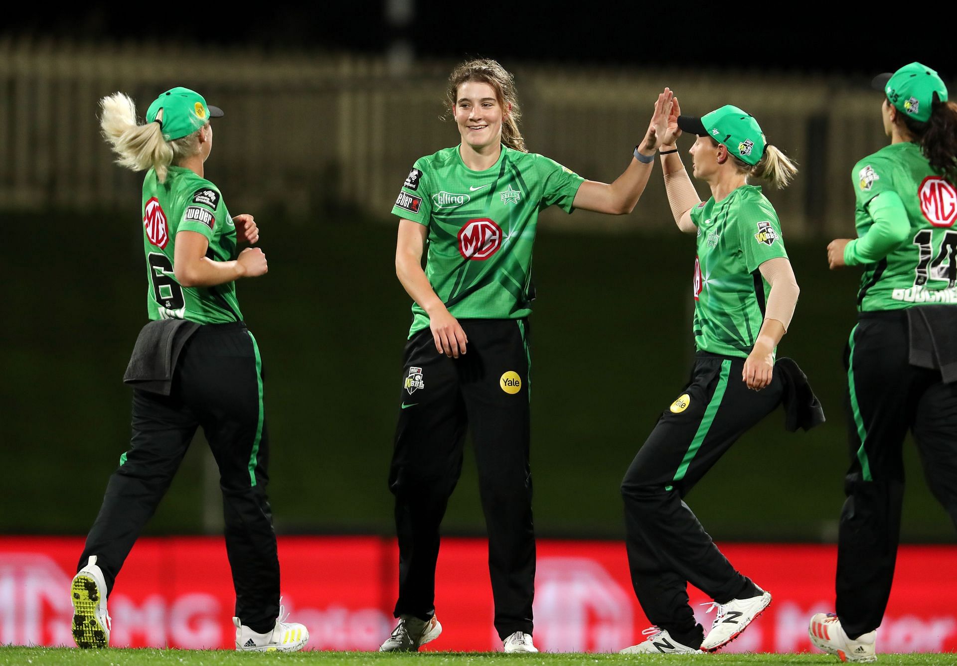 The Melbourne Stars Women&#039;s team in action